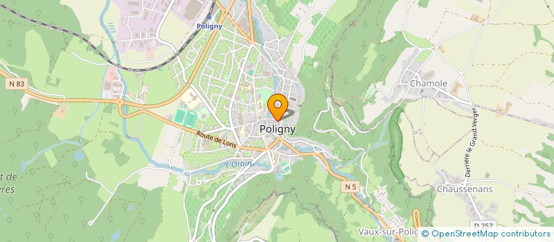 localisation de l'entreprise OPTITAN à POLIGNY