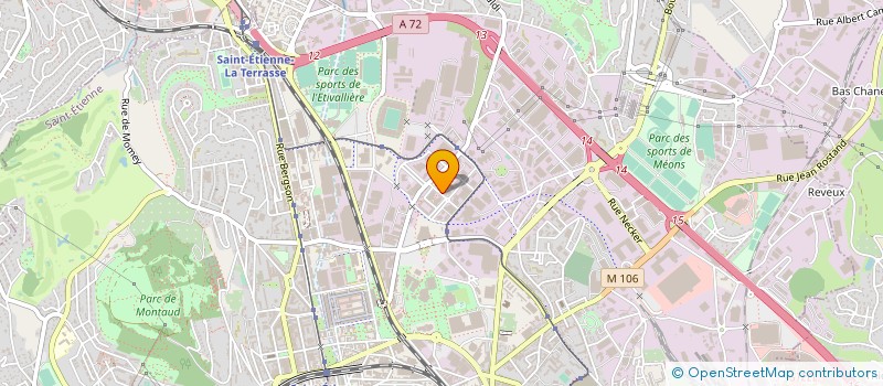 localisation de l'entreprise OPTITEC INGENIERIE à SAINT-ETIENNE