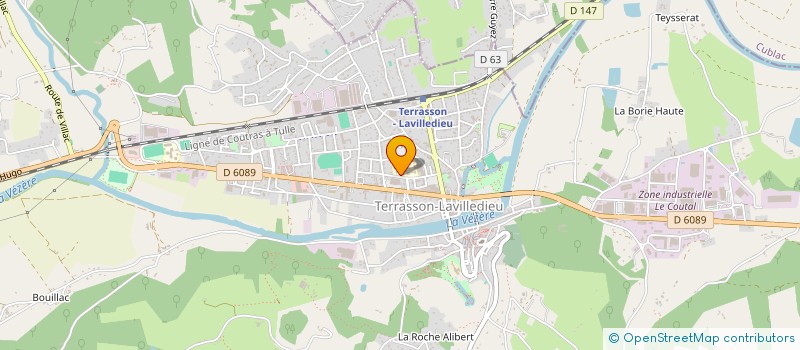 localisation de l'entreprise OPTITECH SERVICES  TERRASSON-LAVILLEDIEU