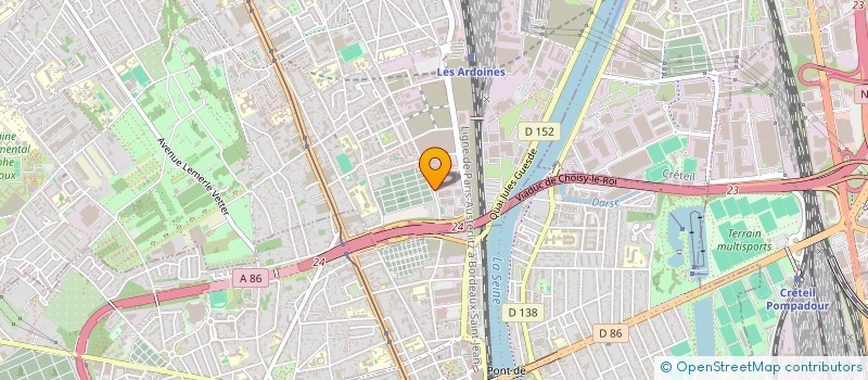 localisation de l'entreprise OPTITEK à CHOISY-LE-ROI