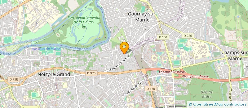 localisation de l'entreprise OPTITRADE à NOISY-LE-GRAND