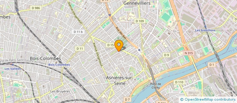 localisation de l'entreprise OPTIVEEZ  ASNIERES-SUR-SEINE