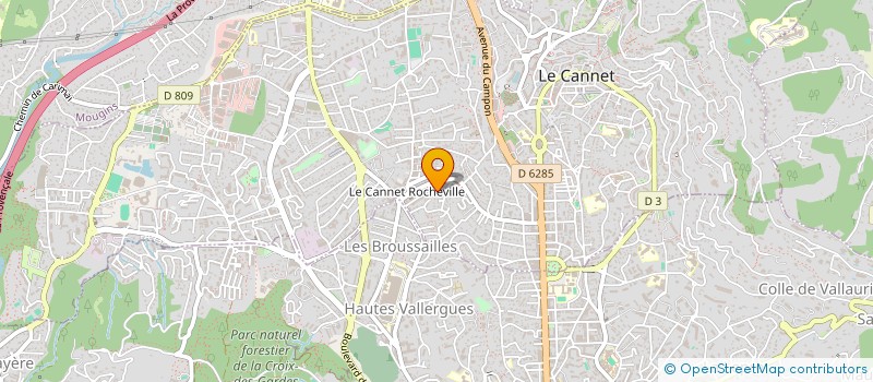localisation de l'entreprise OPTIVET à LE CANNET