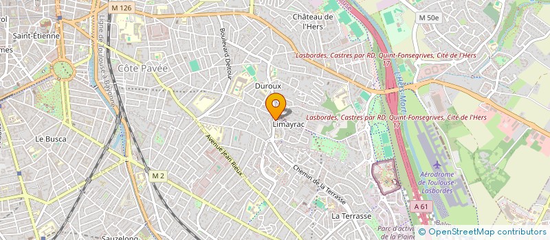 localisation de l'entreprise OPTIVIMMO à TOULOUSE