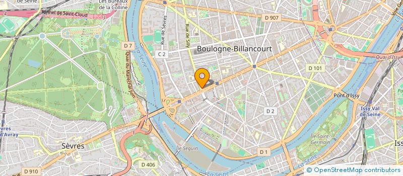 localisation de l'entreprise OPTIWISE CONSULTING  BOULOGNE-BILLANCOURT