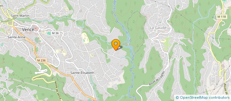 localisation de l'entreprise OPTIZY  VENCE