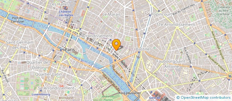 localisation de l'entreprise OPTO-DEVELOPPEMENT à PARIS