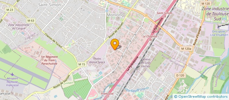 localisation de l'entreprise OPTO VISION à TOULOUSE