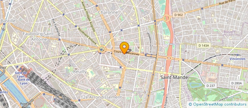 localisation de l'entreprise OPTOCONTACT à PARIS