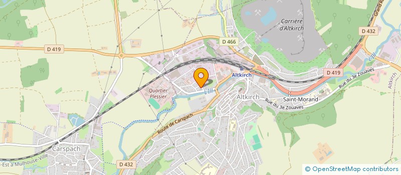 localisation de l'entreprise OPTODAY  ALTKIRCH