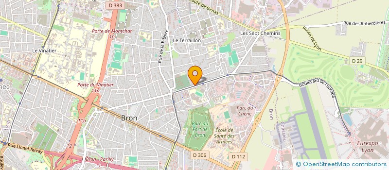 localisation de l'entreprise OPTOPHASE IMMOBILIERE  BRON