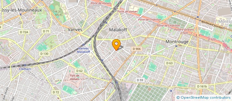localisation de l'entreprise OPTOPUS à MALAKOFF