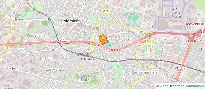 localisation de l'entreprise OPTRILAUR à COLOMIERS