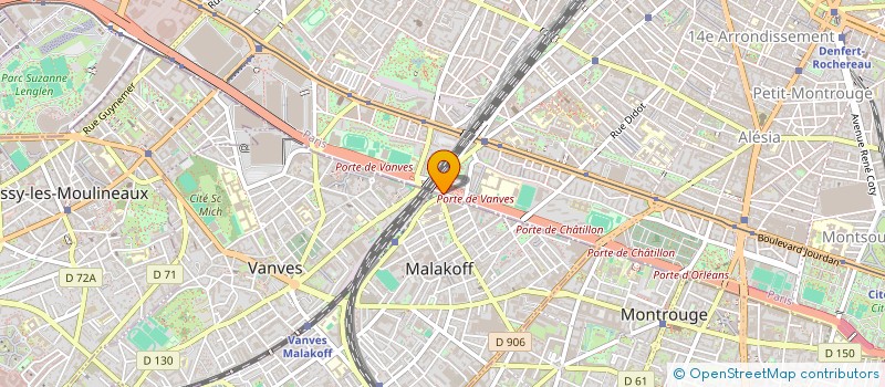 localisation de l'entreprise OPTROLEAD à MALAKOFF