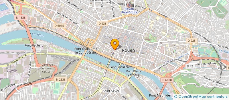 localisation de l'entreprise OPTRON à ROUEN