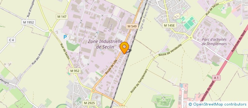 localisation de l'entreprise OPTYCONCEPT  SECLIN