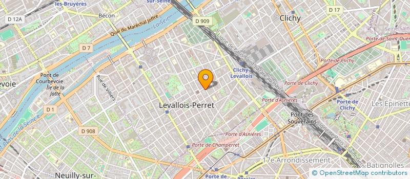 localisation de l'entreprise OPTYMUM CONSTRUCTION & BATIMENT à LEVALLOIS-PERRET