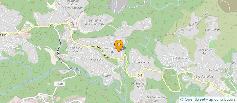 localisation de l'entreprise OPTYS PATRIMOINE à BIOT