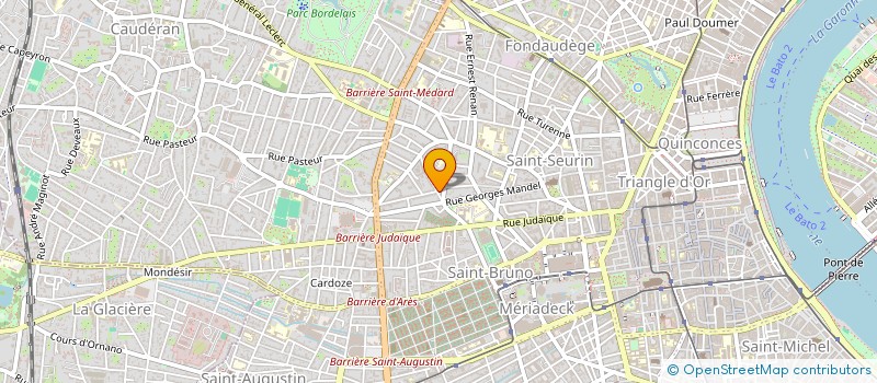 localisation de l'entreprise OPULENCE  BORDEAUX