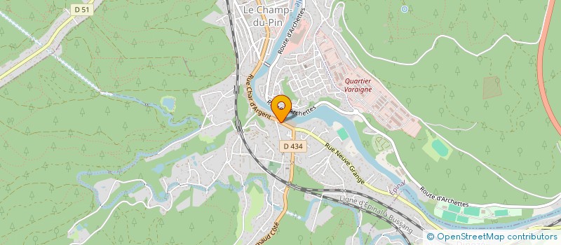 localisation de l'entreprise OPULSION à EPINAL