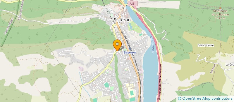 localisation de l'entreprise OPUS 10  SISTERON