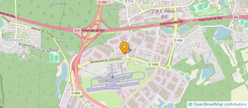 localisation de l'entreprise OPUS 109 à LOGNES