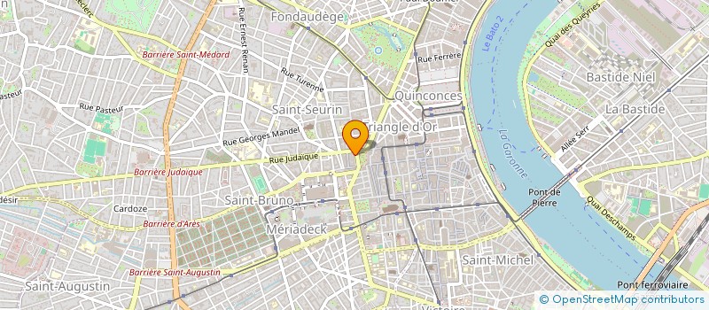 localisation de l'entreprise OPUS 12  BORDEAUX