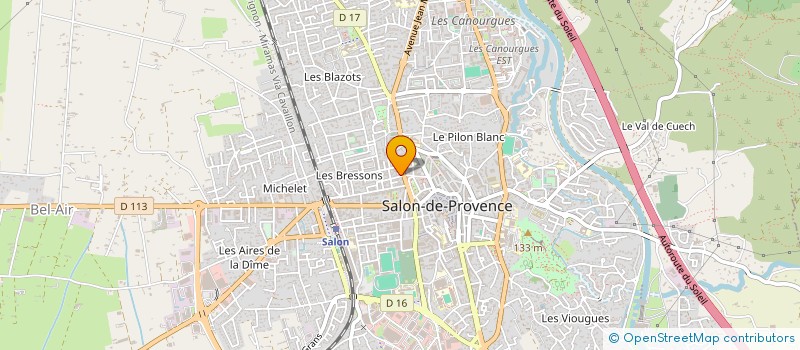 localisation de l'entreprise OPUS 13  SALON-DE-PROVENCE