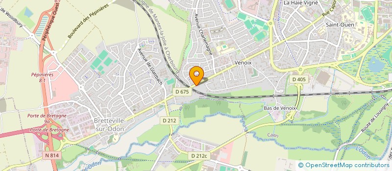 localisation de l'entreprise OPUS 2.0  CAEN
