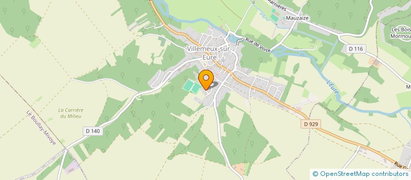 localisation de l'entreprise OPUS 28 à VILLEMEUX-SUR-EURE