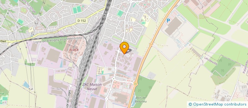 localisation de l'entreprise OPUS 3 à BRETIGNY-SUR-ORGE