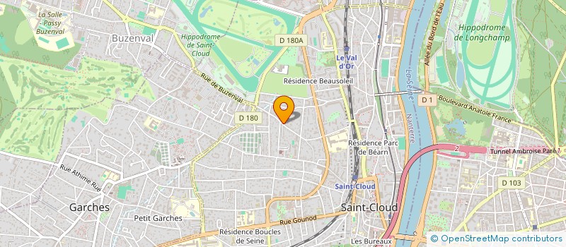 localisation de l'entreprise OPUS 3 à SAINT-CLOUD