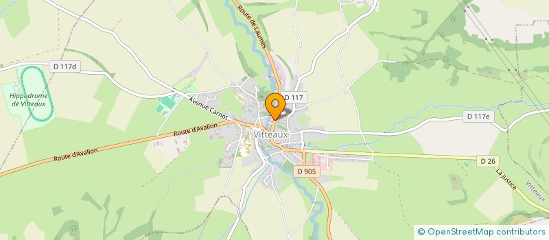 localisation de l'entreprise OPUS 45 - 46  VITTEAUX
