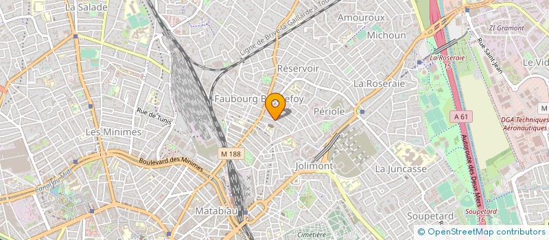 localisation de l'entreprise OPUS  TOULOUSE