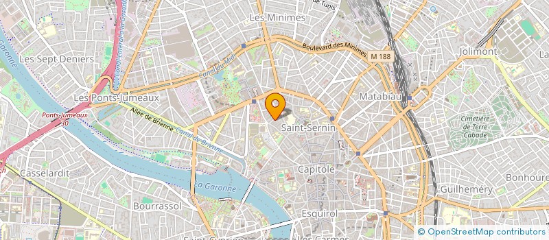 localisation de l'entreprise OPUS 5 à TOULOUSE