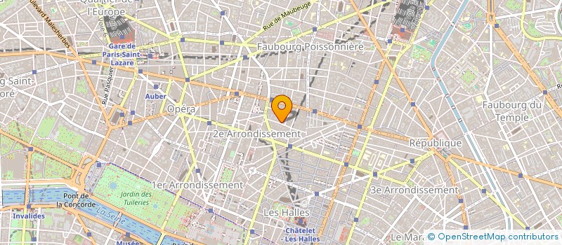 localisation de l'entreprise OPUS 5 ARCHITECTES  PARIS