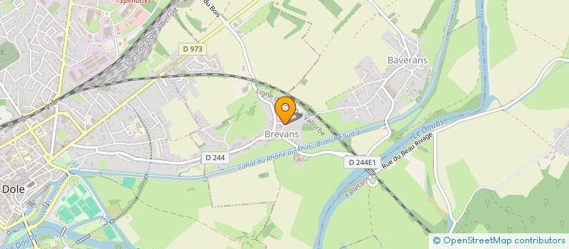 localisation de l'entreprise OPUS 731  CHALEZEULE