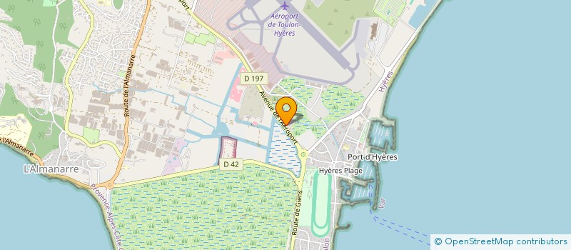 localisation de l'entreprise OPUS 8 à HYERES