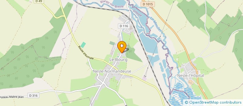 localisation de l'entreprise OPUS  NESLE-NORMANDEUSE