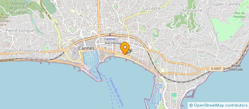 localisation de l'entreprise OPUS à CANNES