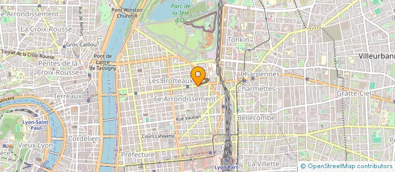 localisation de l'entreprise OPUS à LYON