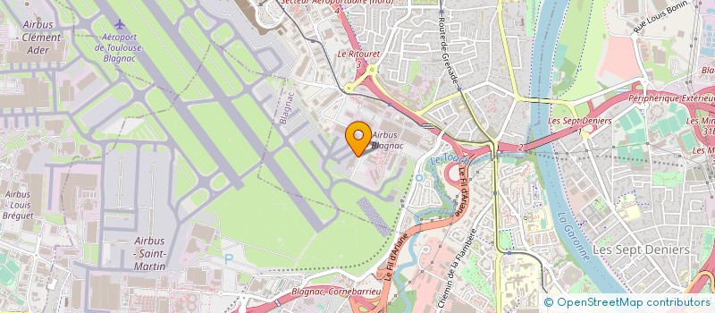 localisation de l'entreprise OPUS AIR à BLAGNAC