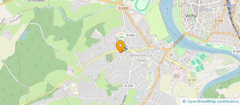 localisation de l'entreprise OPUS CARNIUM  BELLERIVE-SUR-ALLIER