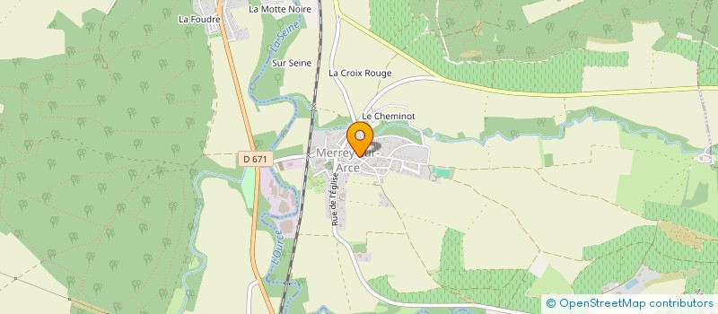 localisation de l'entreprise OPUS.COM  MERREY-SUR-ARCE