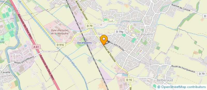 localisation de l'entreprise OPUS CORPUS  ESCALQUENS