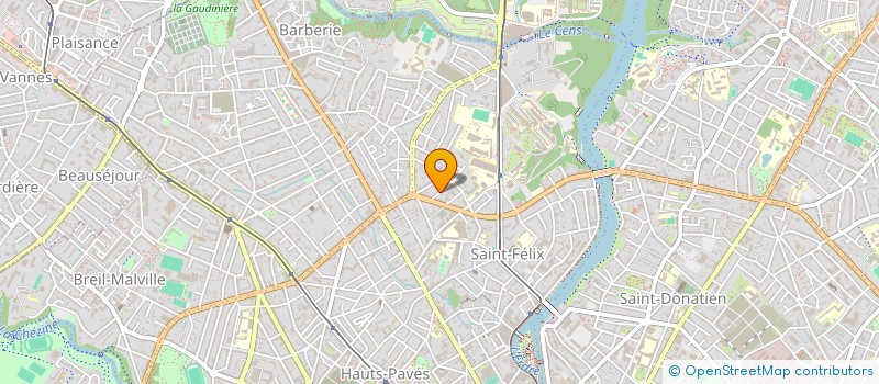 localisation de l'entreprise OPUS CREATION à NANTES