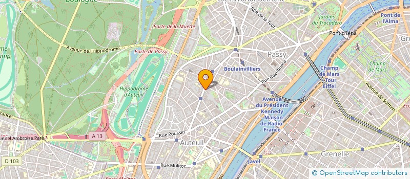 localisation de l'entreprise OPUS EVENEMENTS  PARIS