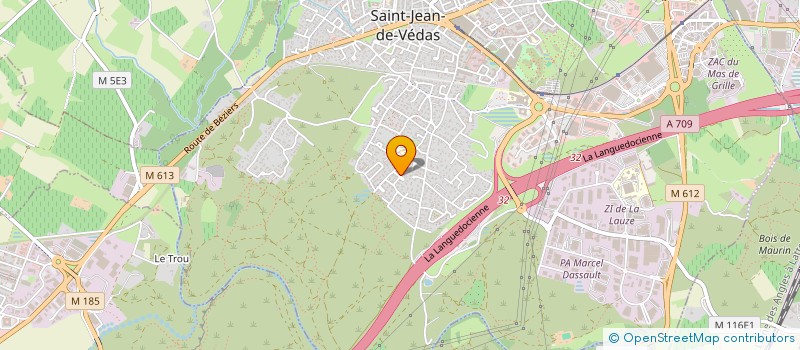 localisation de l'entreprise OPUS FAMILIA  SAINT-JEAN-DE-VEDAS