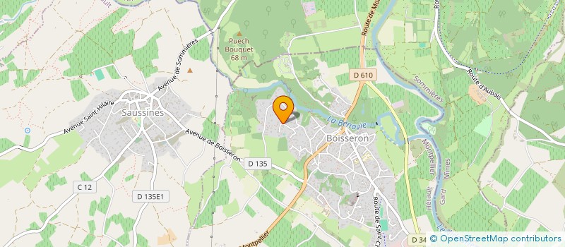 localisation de l'entreprise OPUS FINE  BOISSERON
