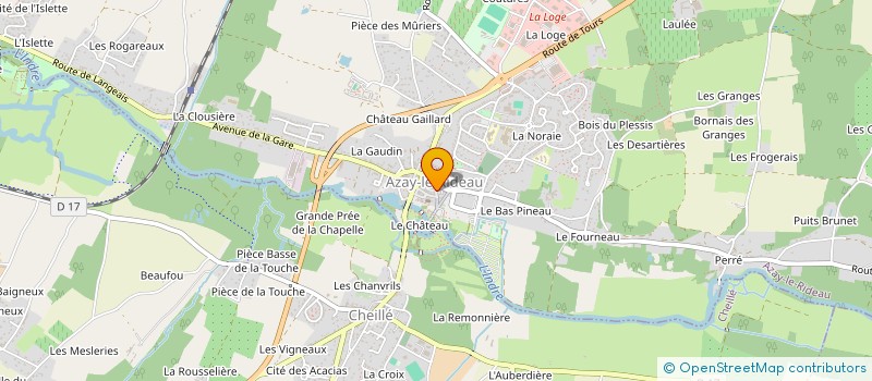 localisation de l'entreprise OPUS IMKO à AZAY-LE-RIDEAU